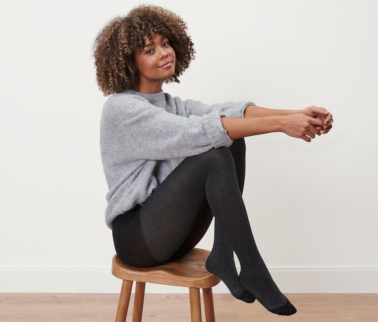 Структурированные колготки Tchibo, темно-серый пестрый
Структурированные колготки Tchibo, темно-серый пестрый