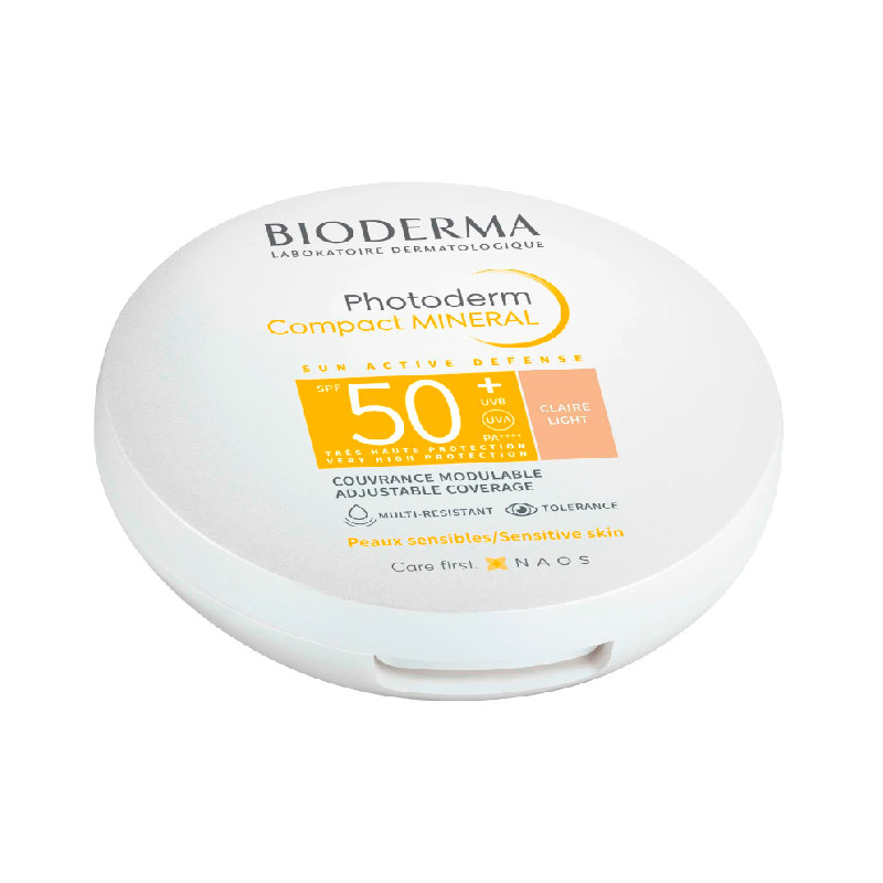 Прозрачная компактная пудра Spf50 Compact Mineral Bioderma, 10 g 
Прозрачная компактная пудра Spf50 Compact Mineral Bioderma, 10 g