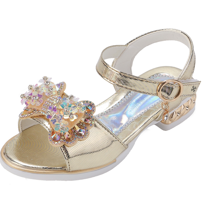 Сандалии детские с амортизацией и износостойкостью YUZHAOLIN, золотой 
Сандалии детские с амортизацией и износостойкостью YUZHAOLIN, золотой