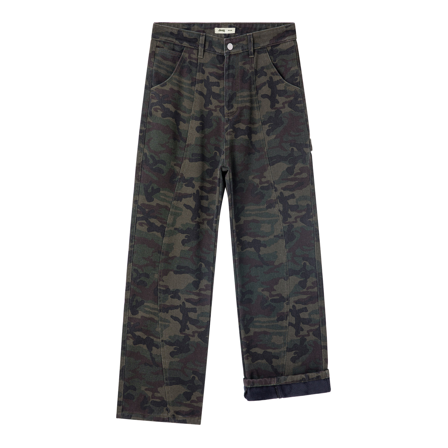 Коллекция для отдыха: унисекс карго-штаны Jeep, камуфляж
Коллекция для отдыха: унисекс карго-штаны Jeep, камуфляж