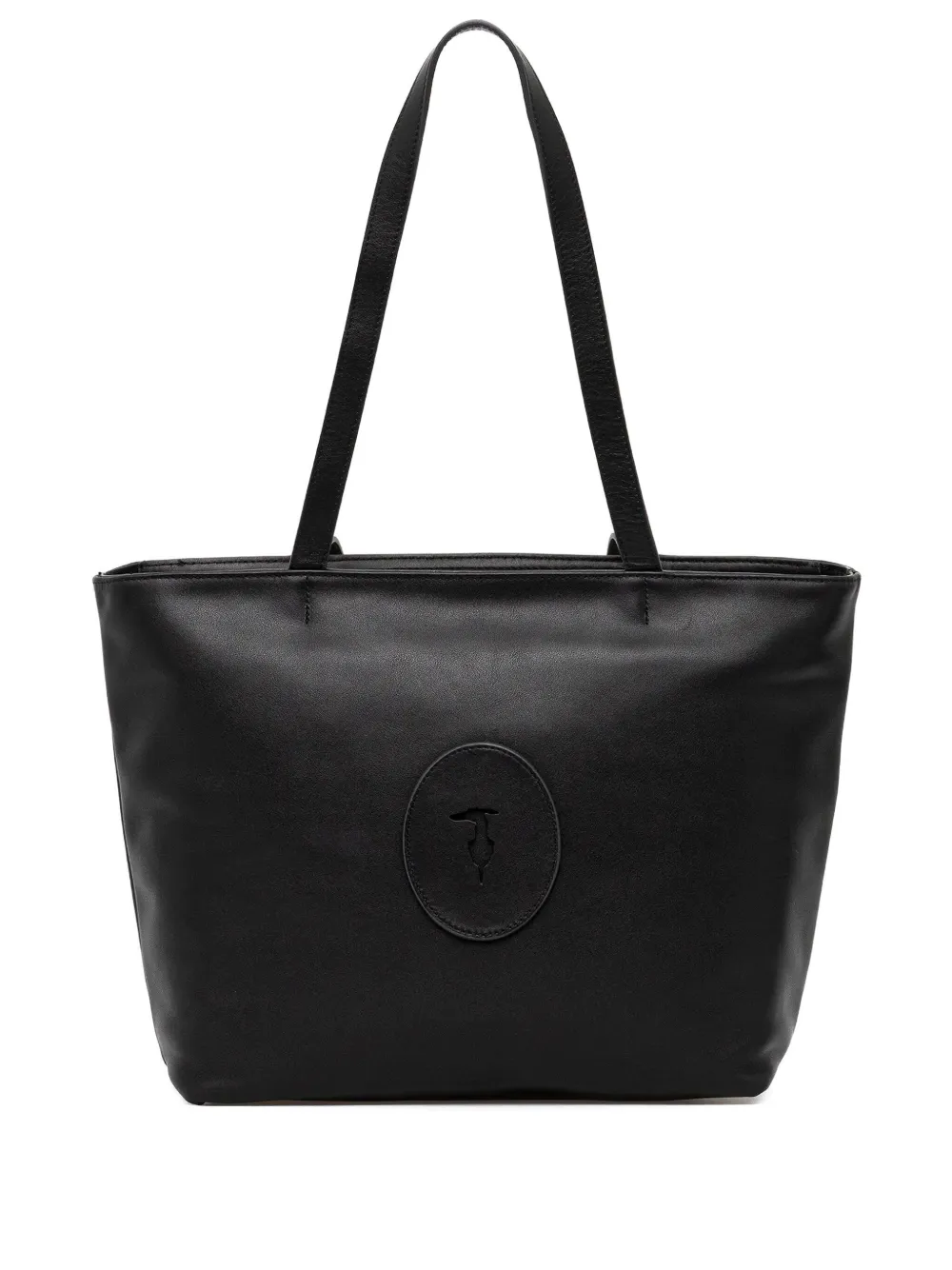 Сумка-тоут из натуральной кожи Trussardi, черный
Сумка-тоут из натуральной кожи Trussardi, черный