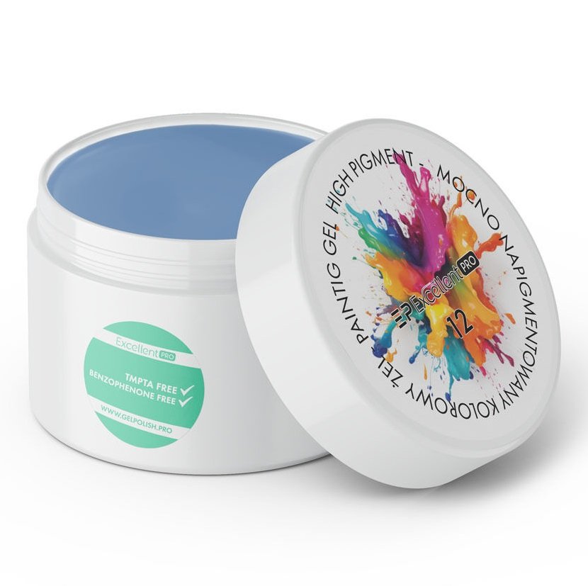 Excellent Painting Gel Высокопигментированный декоративный гель 12 Небесно-голубой 5 мл
Excellent Painting Gel Высокопигментированный декоративный гель 12 Небесно-голубой 5 мл