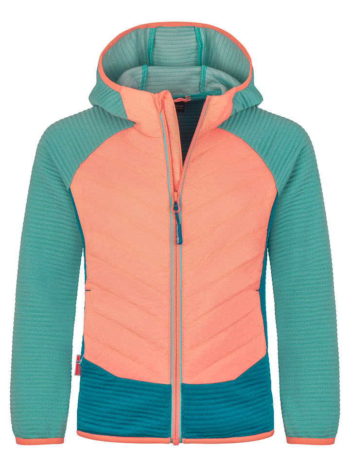 Trollkids Гибридная флисовая куртка «Сирдал» светло-голубого/розового цвета
Trollkids Гибридная флисовая куртка «Сирдал» светло-голубого/розового цвета