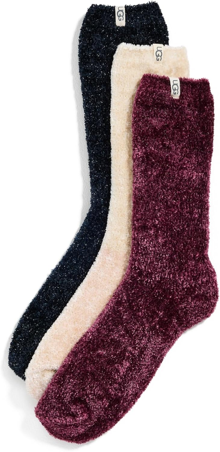 UGG Женские носки Leda Sparkle 3 Pack, Cream/Wild Grape/Black
UGG Женские носки Leda Sparkle 3 Pack, Cream/Wild Grape/Black