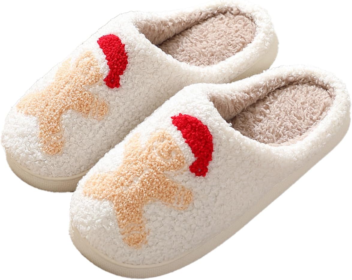 Милые рождественские тапочки Loizziuy с пушистой подкладкой для женщин и мужчин, теплые зимние тапочки с мягкой подошвой из памяти формы, уютные домашние тапочки, Gingerbread Man
Милые рождественские тапочки Loizziuy с пушистой подкладкой для женщин и мужчин, теплые зимние тапочки с мягкой подошвой из памяти формы, уютные домашние тапочки, Gingerbread Man