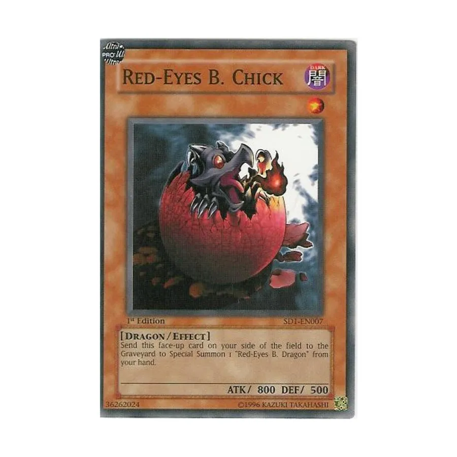 CCG Красноглазый Б. Чик (Обычный), Yu-Gi-Oh - Structure Deck - Dragon's Roar - Singles
CCG Красноглазый Б. Чик (Обычный), Yu-Gi-Oh - Structure Deck - Dragon's Roar - Singles