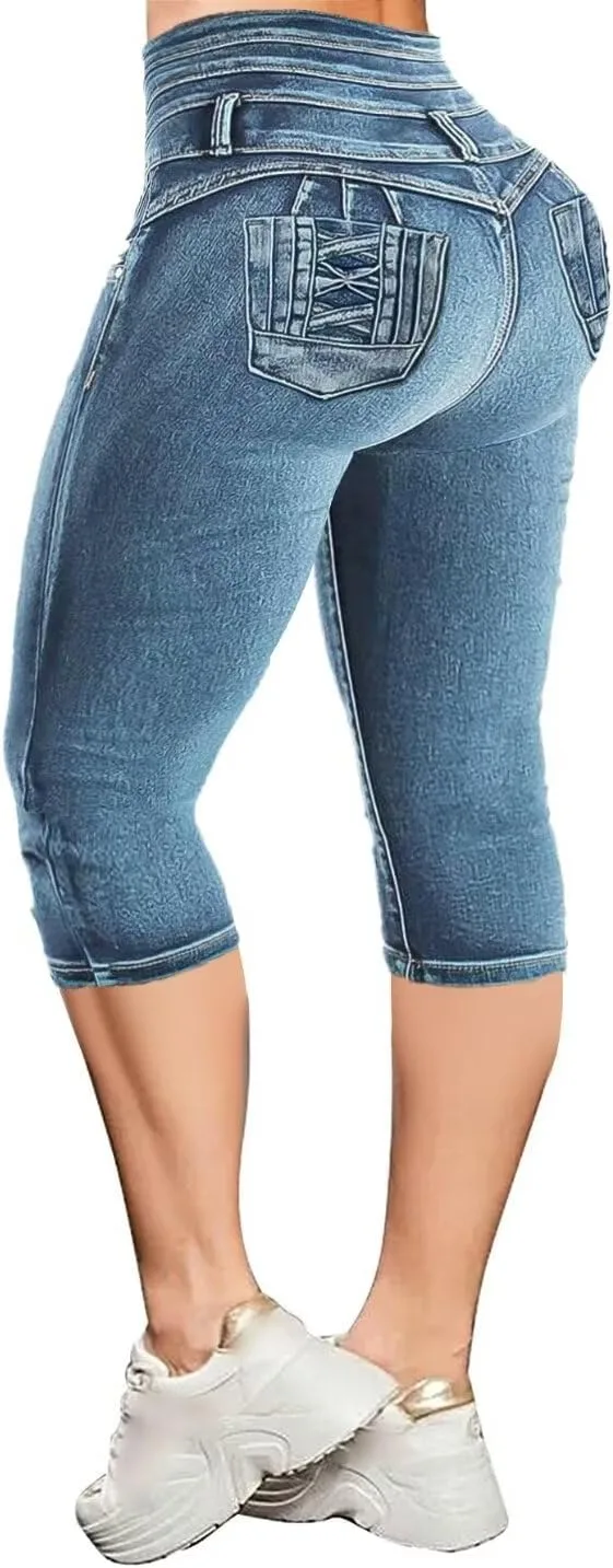 Flamingals синие скинни джинсы для женщин stretchy mid waist butt lifting деним капри
Flamingals синие скинни джинсы для женщин stretchy mid waist butt lifting деним капри