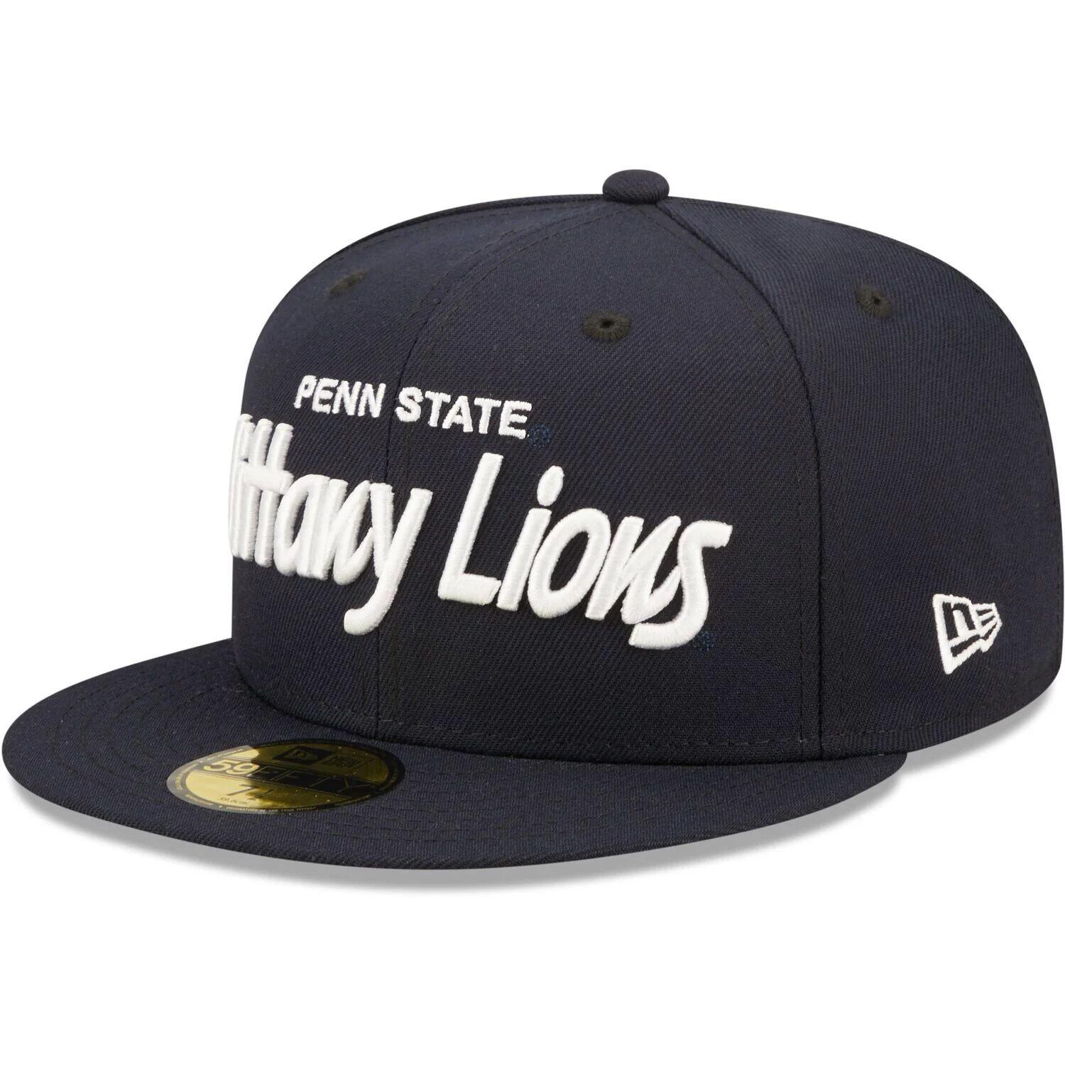Мужская приталенная шляпа New Era Navy Penn State Nittany Lions Griswold 59FIFTY
Мужская приталенная шляпа New Era Navy Penn State Nittany Lions Griswold 59FIFTY