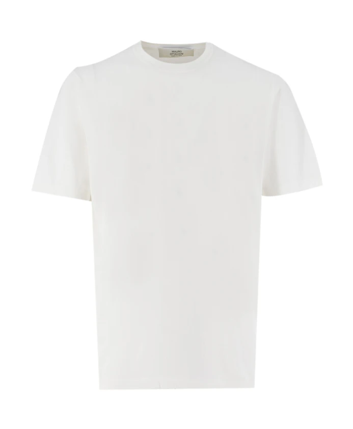 Хлопковая футболка с круглым вырезом для жарких дней Mauro Ottaviani, белый
Хлопковая футболка с круглым вырезом для жарких дней Mauro Ottaviani, белый