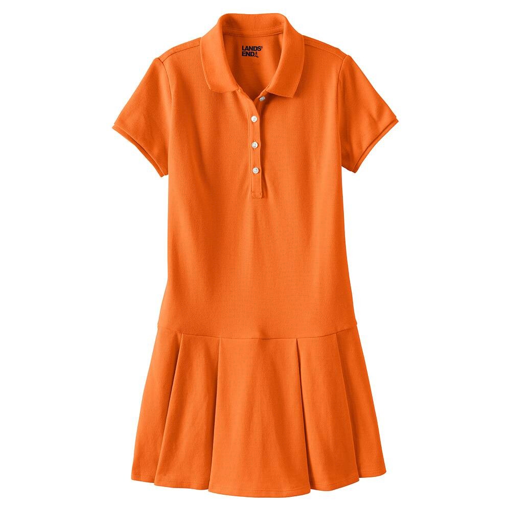 Сетчатое плиссированное платье-поло с короткими рукавами для девочек 2–16 лет, школьная форма Lands' End, цвет Orange Spice
Сетчатое плиссированное платье-поло с короткими рукавами для девочек 2–16 лет, школьная форма Lands' End, цвет Orange Spice