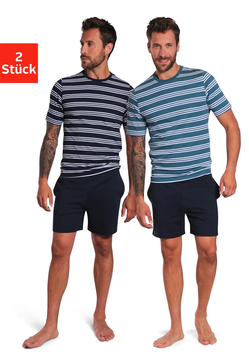 AUTHENTIC LE JOGGER Shorty (упаковка, 4 шт., 2 шт.), с полосатым верхом, цвет морской волны
AUTHENTIC LE JOGGER Shorty (упаковка, 4 шт., 2 шт.), с полосатым верхом, цвет морской волны