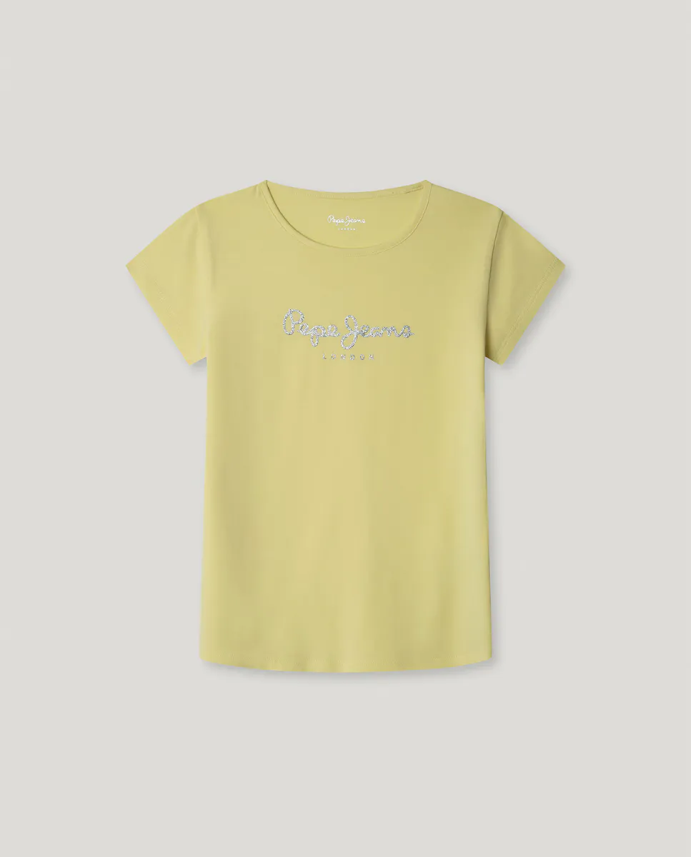Футболка для девочек с короткими рукавами и принтом Pepe Jeans, жёлтый
Футболка для девочек с короткими рукавами и принтом Pepe Jeans, жёлтый