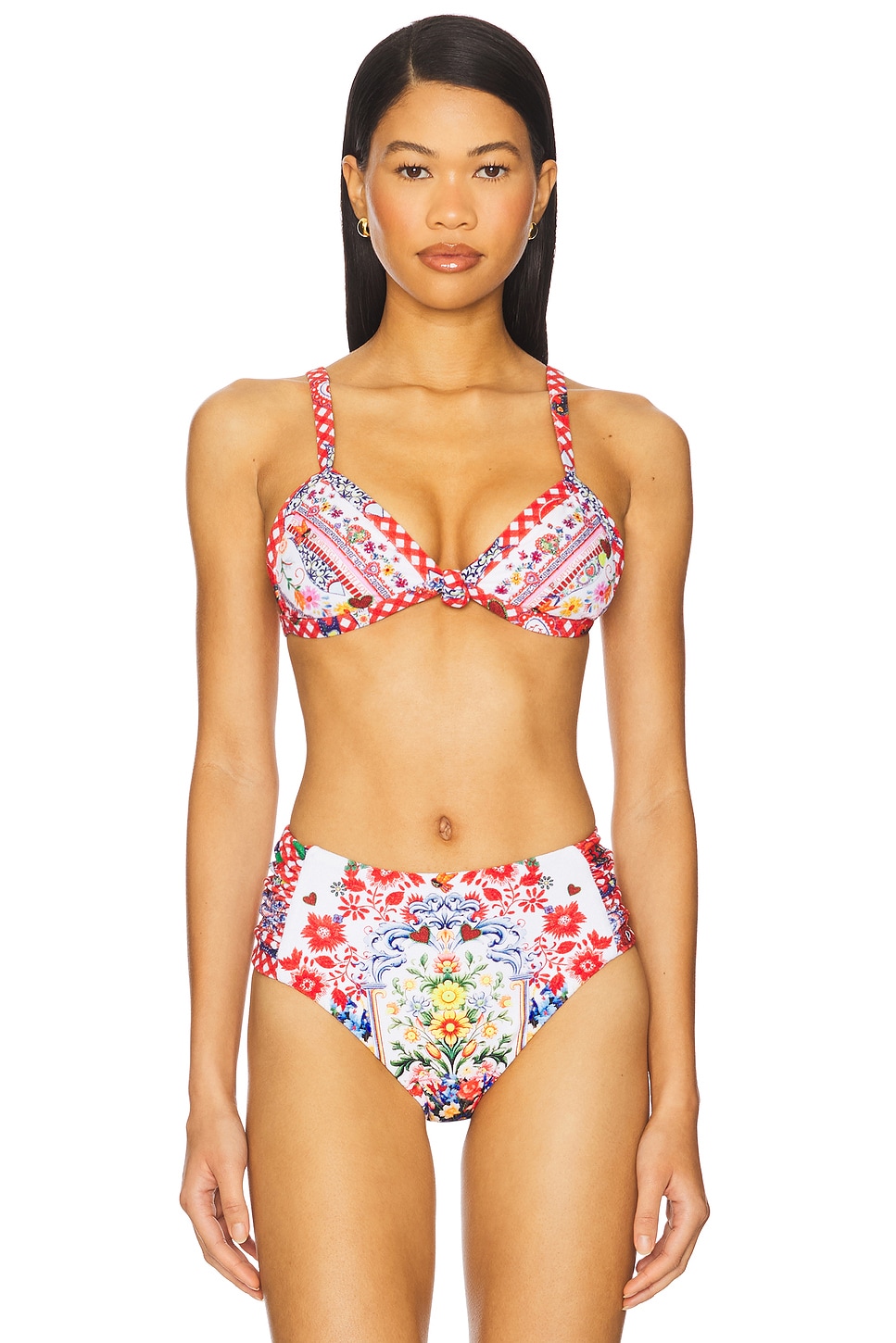 Топ для бикини с завязкой спереди Camilla, faith, luck & justice
Топ для бикини с завязкой спереди Camilla, faith, luck & justice