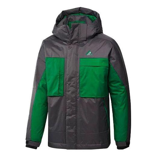 Пуховик adidas Logo Pattern Splicing Design Loose Long Sleeves Down Jacket Black Green, зеленый
Пуховик adidas Logo Pattern Splicing Design Loose Long Sleeves Down Jacket Black Green, зеленый