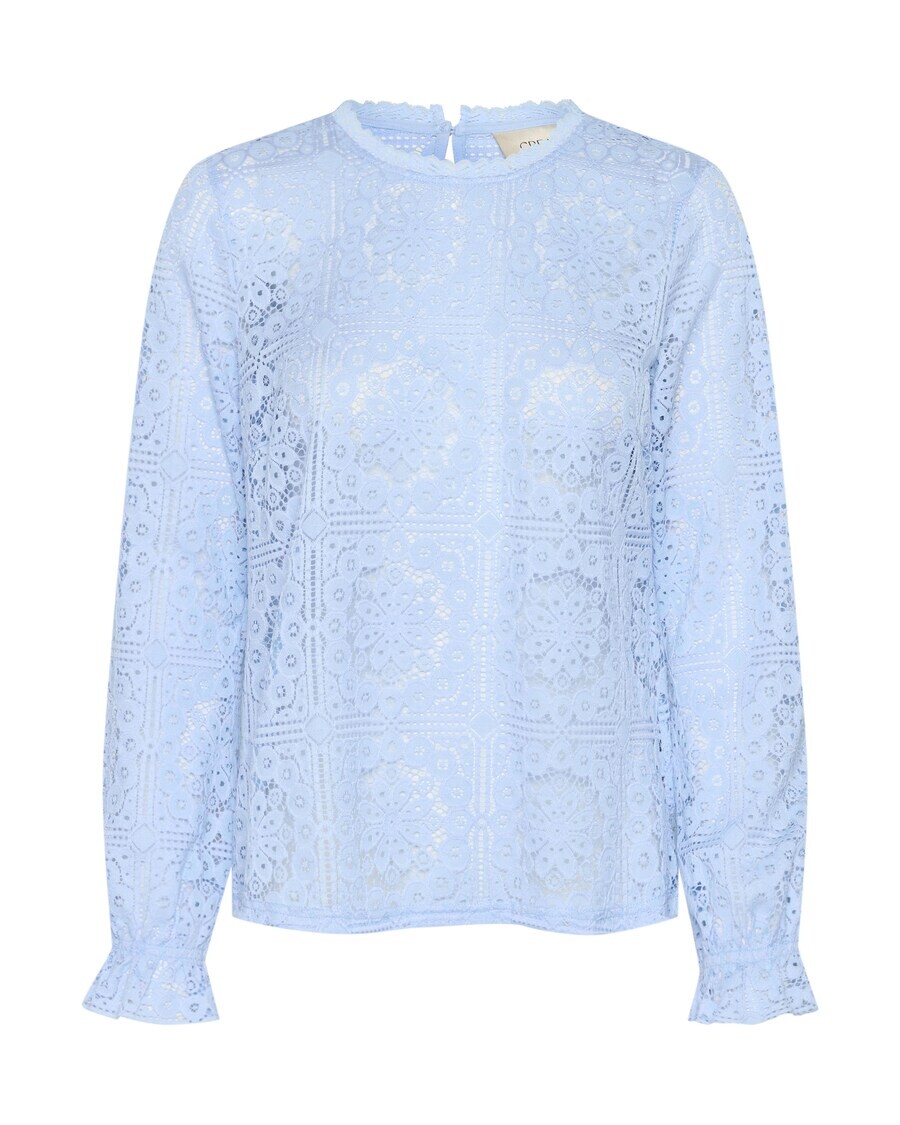 Кружевная блузка Cream Blouse Tiley, светло-синий 
Кружевная блузка Cream Blouse Tiley, светло-синий