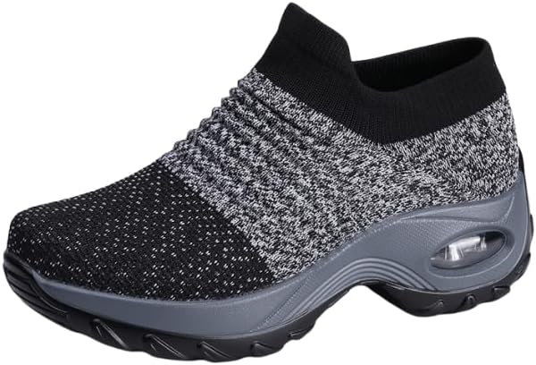 Женские сетчатые носочные кроссовки, дышащие кроссовки на плоской подошве, мужские и женские кроссовки с воздушной подушкой для повседневной ходьбы Azttoztto, светло-серый
Женские сетчатые носочные кроссовки, дышащие кроссовки на плоской подошве, мужские и женские кроссовки с воздушной подушкой для повседневной ходьбы Azttoztto, светло-серый