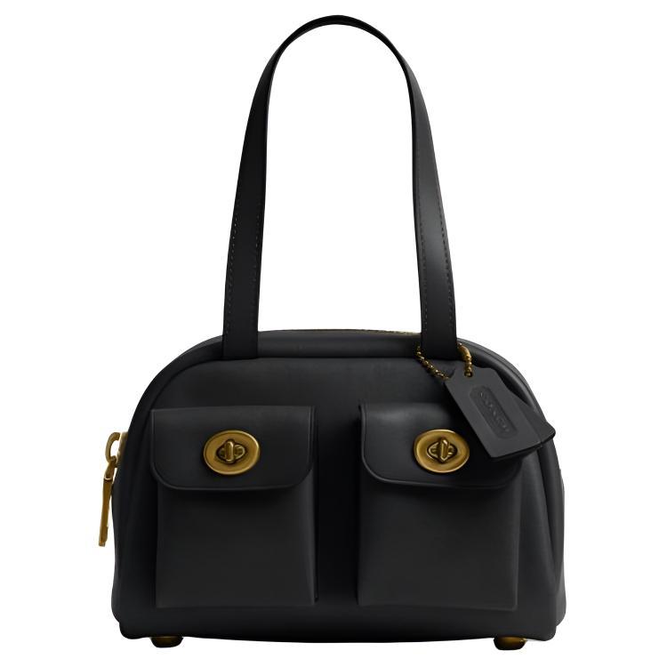 COACH Кожаная сумка через плечо женская маленькая черная
COACH Кожаная сумка через плечо женская маленькая черная