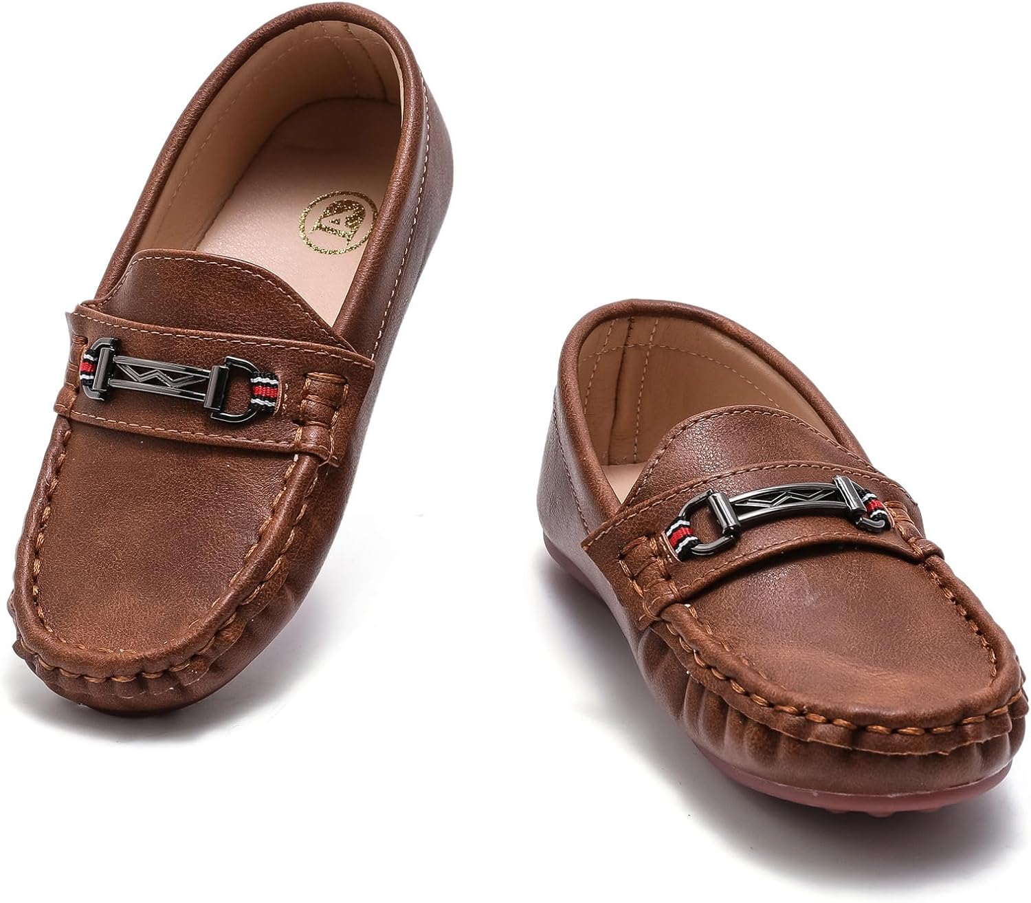 Детские мягкие кожаные лоферы DADAWEN, коричневый
Детские мягкие кожаные лоферы DADAWEN, коричневый