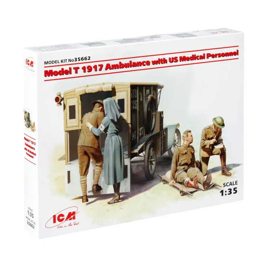 Машина скорой помощи модели Т 1917 года с медицинским персоналом США, Military Models 1/35 Scale (ICM)
Машина скорой помощи модели Т 1917 года с медицинским персоналом США, Military Models 1/35 Scale (ICM)