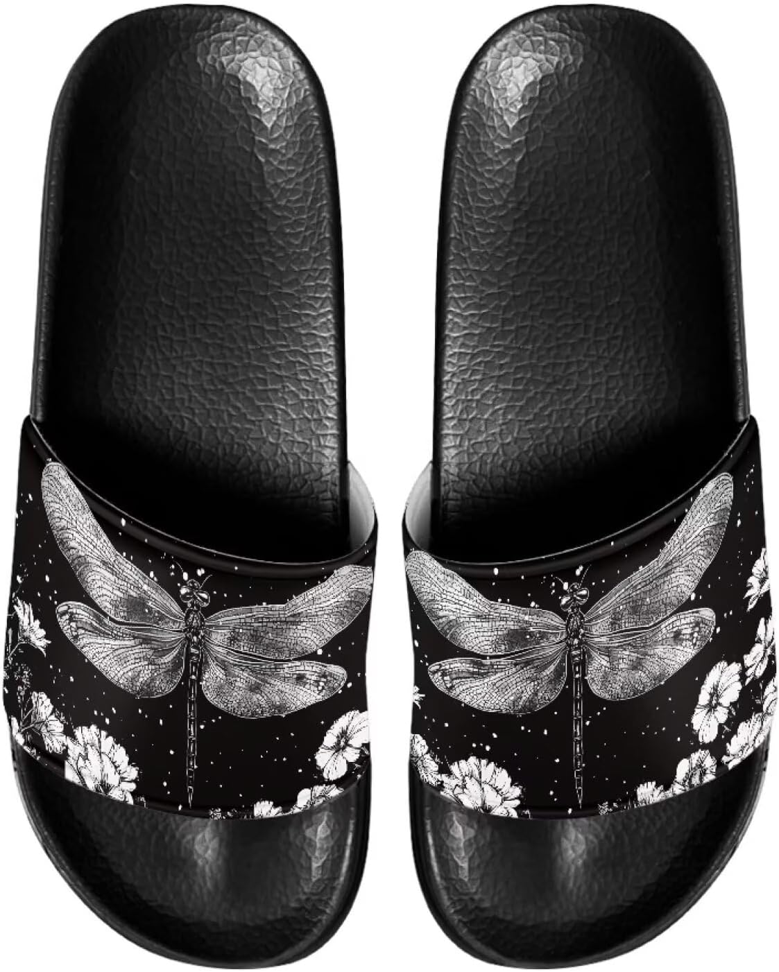 Шлепанцы для женщин и мужчин, нескользящие тапочки для душа Judentidos, Dragonfly Floral
Шлепанцы для женщин и мужчин, нескользящие тапочки для душа Judentidos, Dragonfly Floral