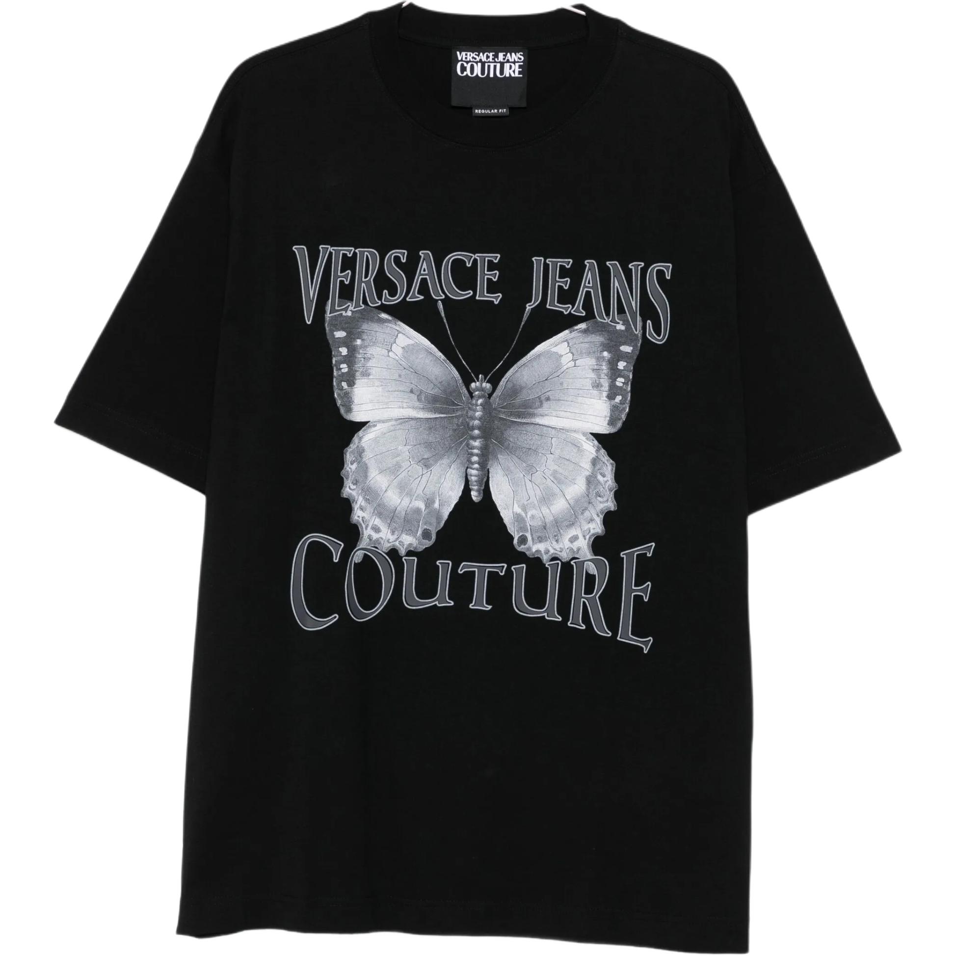 Футболка с принтом бабочки VERSACE JEANS COUTURE, черный
Футболка с принтом бабочки VERSACE JEANS COUTURE, черный