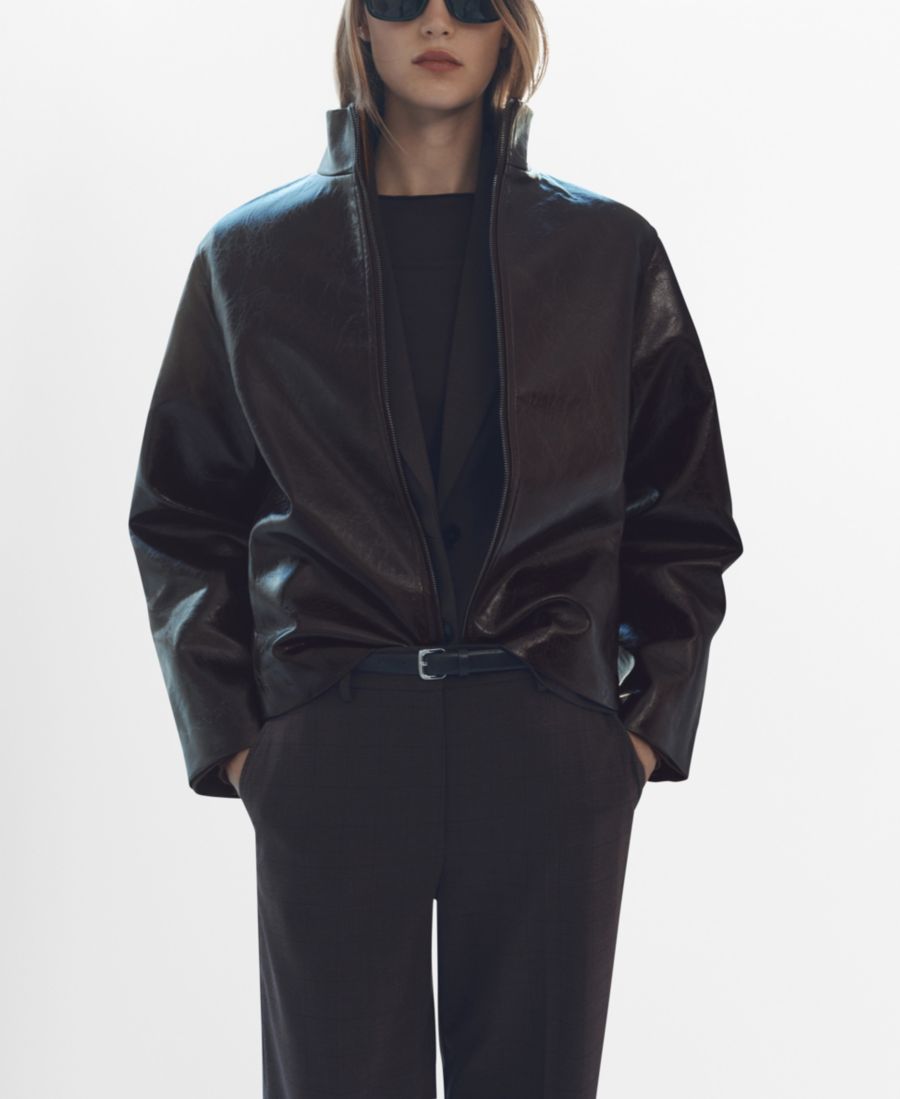 Женская куртка с воротником Perkins из текстурированной ткани MANGO, Brown
Женская куртка с воротником Perkins из текстурированной ткани MANGO, Brown