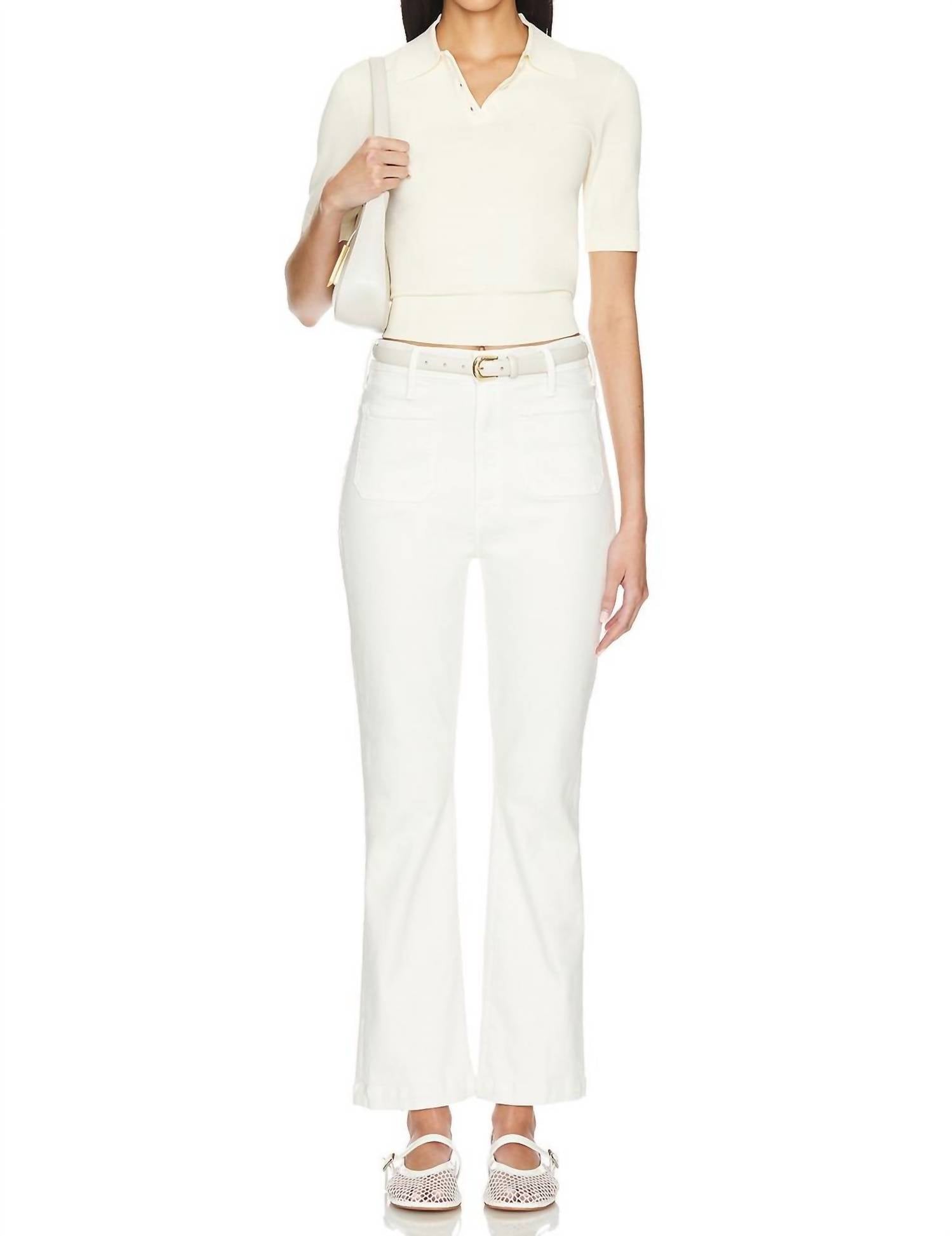 Hustler Джинсы с накладными карманами в цвете Cream Puff Mother
Hustler Джинсы с накладными карманами в цвете Cream Puff Mother