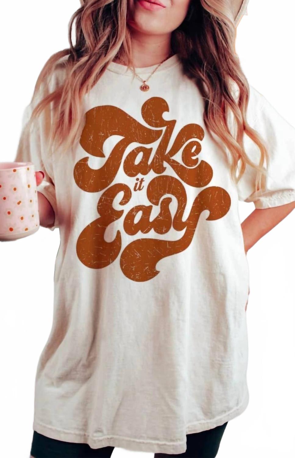 Футболка свободного кроя Take It Easy Comfort Colors цвета слоновой кости, Бежевый, Футболка свободного кроя Take It Easy Comfort Colors цвета слоновой кости
Футболка свободного кроя Take It Easy Comfort Colors цвета слоновой кости, Бежевый, Футболка свободного кроя Take It Easy Comfort Colors цвета слоновой кости