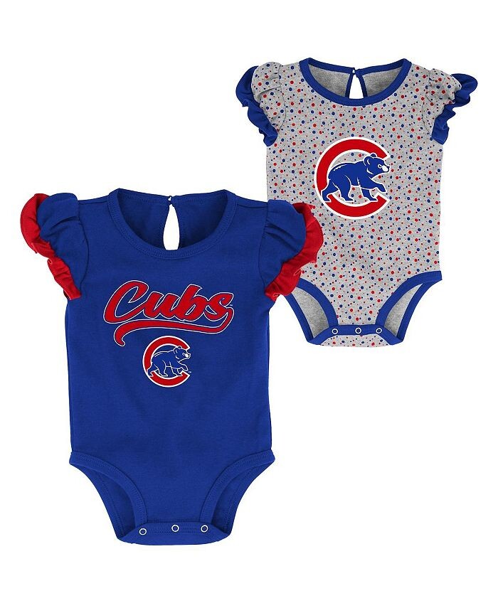 Набор из двух боди для новорожденных Royal и Heathered Grey Chicago Cubs Scream and Shout Outerstuff, синий
Набор из двух боди для новорожденных Royal и Heathered Grey Chicago Cubs Scream and Shout Outerstuff, синий