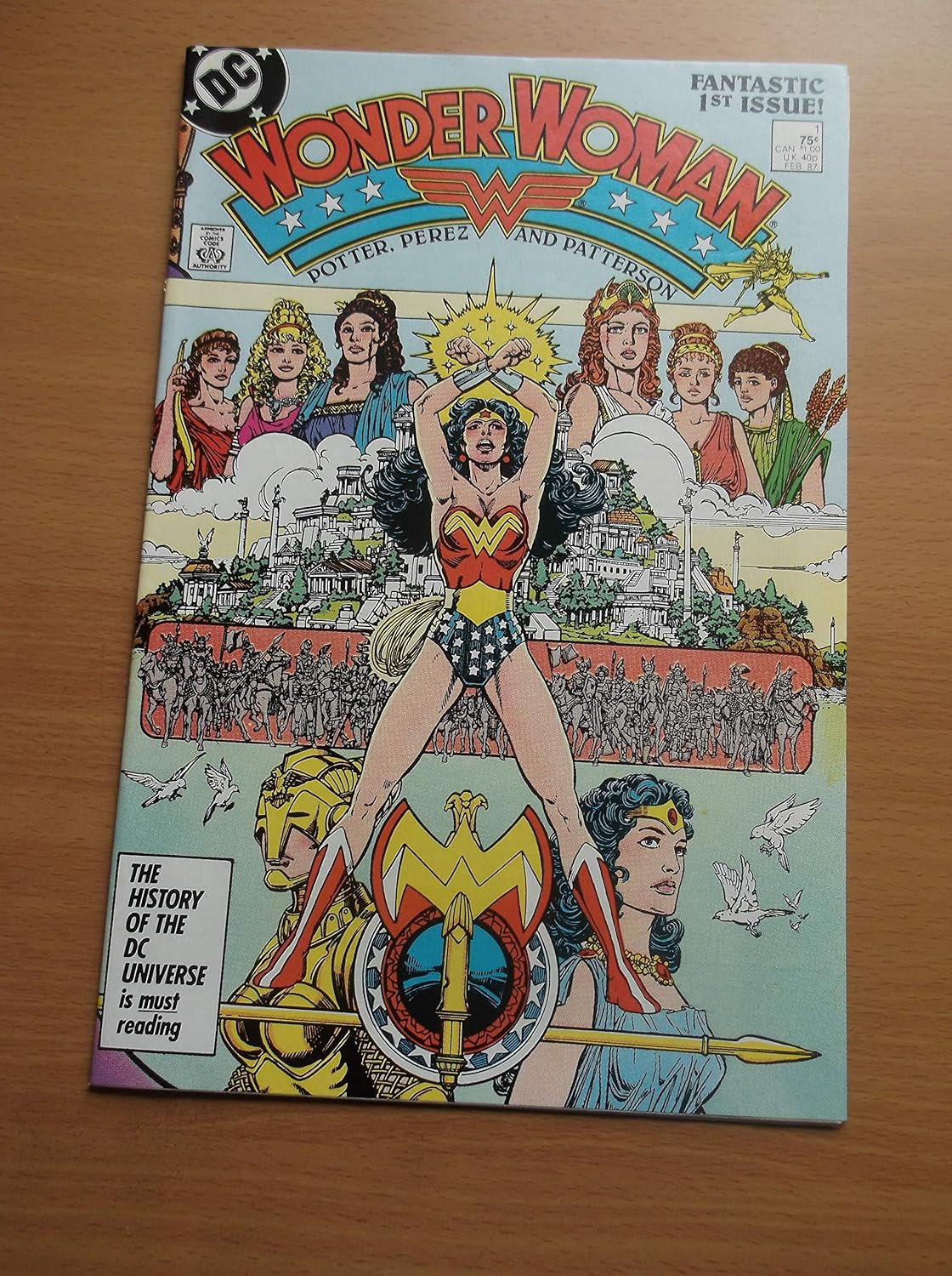 Wonder Woman (Comic) Feb. 1987 No. 1 (DC Comics)
Wonder Woman (Comic) Feb. 1987 No. 1 (DC Comics)