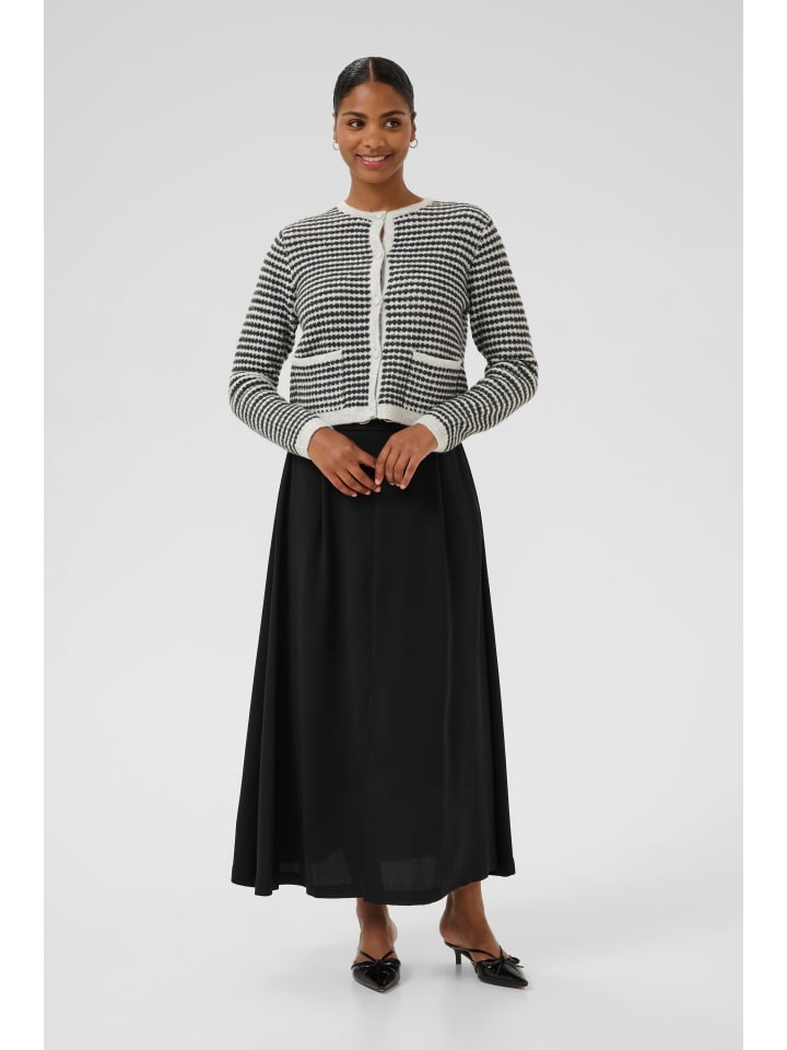 Kaffe Кардиган KAellery прямого кроя, светло-серый, размер M/черный, модель Structure
Kaffe Кардиган KAellery прямого кроя, светло-серый, размер M/черный, модель Structure