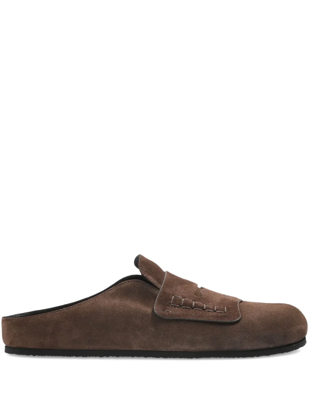 Замшевые тапочки Jacquemus, коричневый
Замшевые тапочки Jacquemus, коричневый