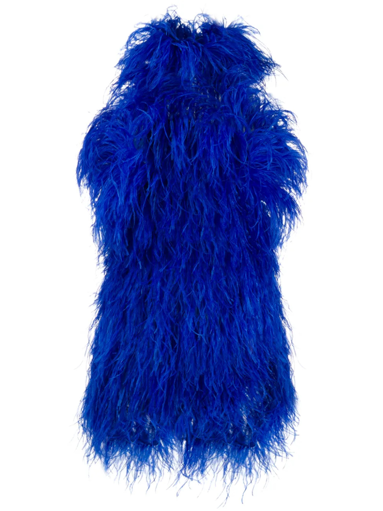 The Attico платье мини с декором из перьев, синий
The Attico платье мини с декором из перьев, синий