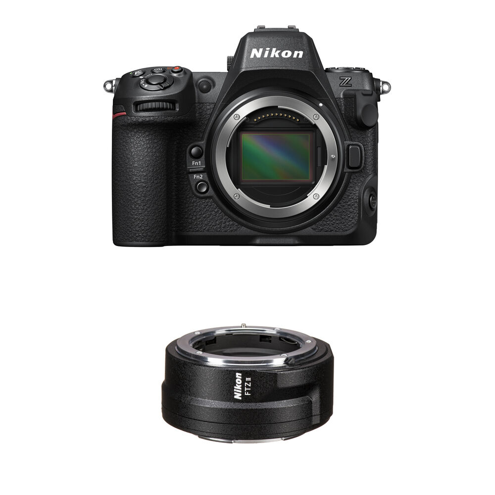 Беззеркальная камера Nikon Z8 Mirrorless Camera with FTZ II Adapter Kit
Беззеркальная камера Nikon Z8 Mirrorless Camera with FTZ II Adapter Kit