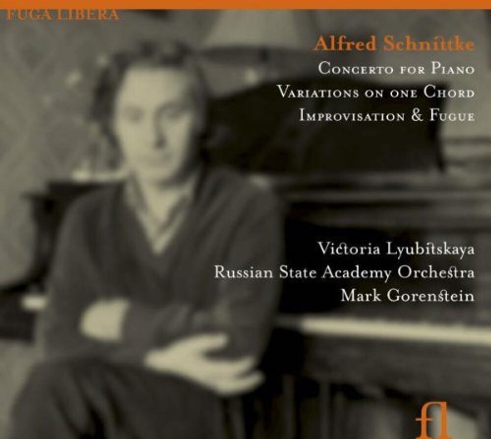 Диск CD Schnittke: Piano Concerto - Alfred Schnittke, Mark Gorenstein, Russian State Symphony Orchestra, Victoria Lubitskaya
Диск CD Schnittke: Piano Concerto - Alfred Schnittke, Mark Gorenstein, Russian State Symphony Orchestra, Victoria Lubitskaya