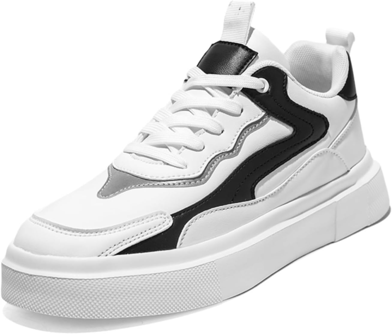 Мужские дышащие спортивные повседневные кроссовки с противоскользящей подошвой, удобные с толстой амортизирующей стелькой для ежедневной ходьбы, спорта и активного отдыха на свежем воздухе (бело-черно-сероe исполнение) Kelibasi
Мужские дышащие спортивные повседневные кроссовки с противоскользящей подошвой, удобные с толстой амортизирующей стелькой для ежедневной ходьбы, спорта и активного отдыха на свежем воздухе (бело-черно-сероe исполнение) Kelibasi