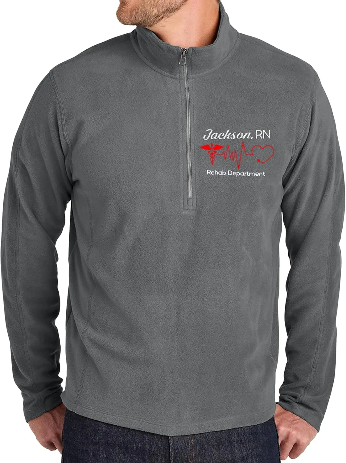 NACRE APPAREL Custom Nurse Embroidered Microfleece Jacket
NACRE APPAREL Custom Nurse Embroidered Microfleece Jacket