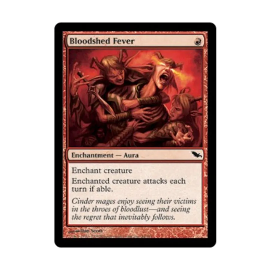 CCG Кровопролитная лихорадка (С), MTG - Shadowmoor
CCG Кровопролитная лихорадка (С), MTG - Shadowmoor