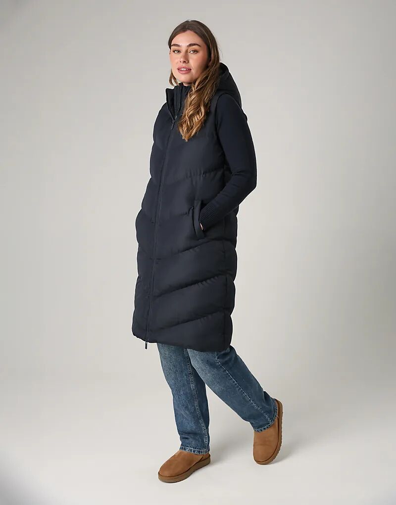 Стеганый жилет миди French Connection с капюшоном темно-синего цвета
Стеганый жилет миди French Connection с капюшоном темно-синего цвета