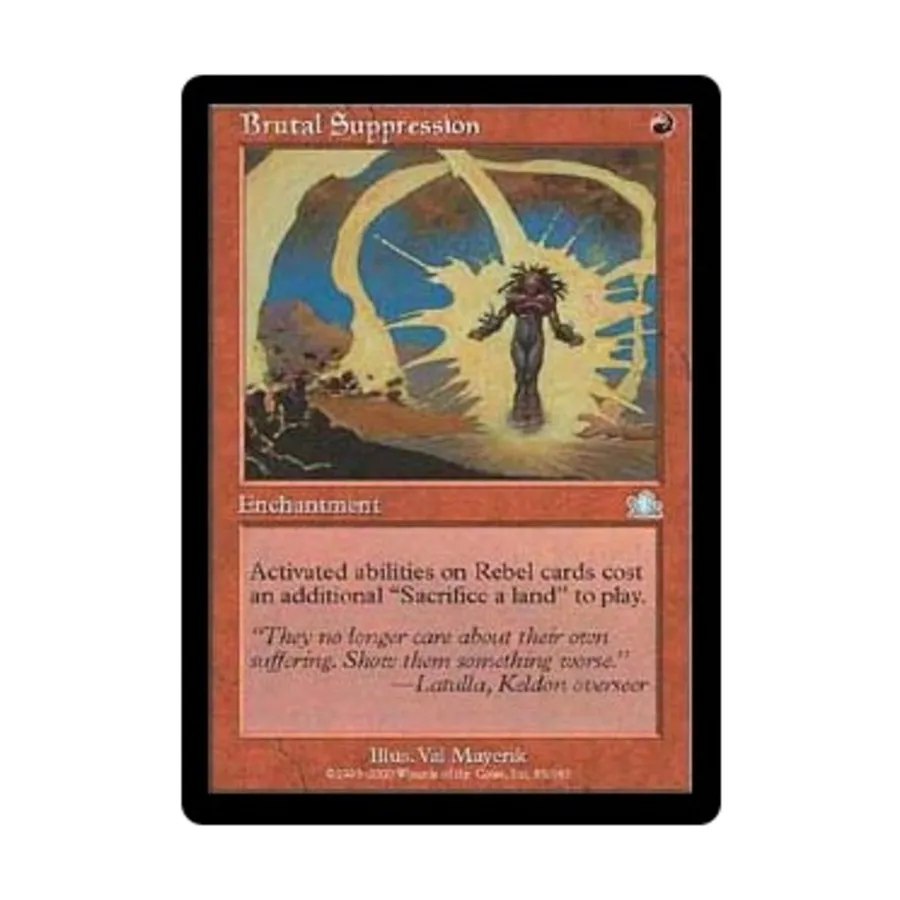 CCG Жестокое подавление (U), MTG - Prophecy
CCG Жестокое подавление (U), MTG - Prophecy