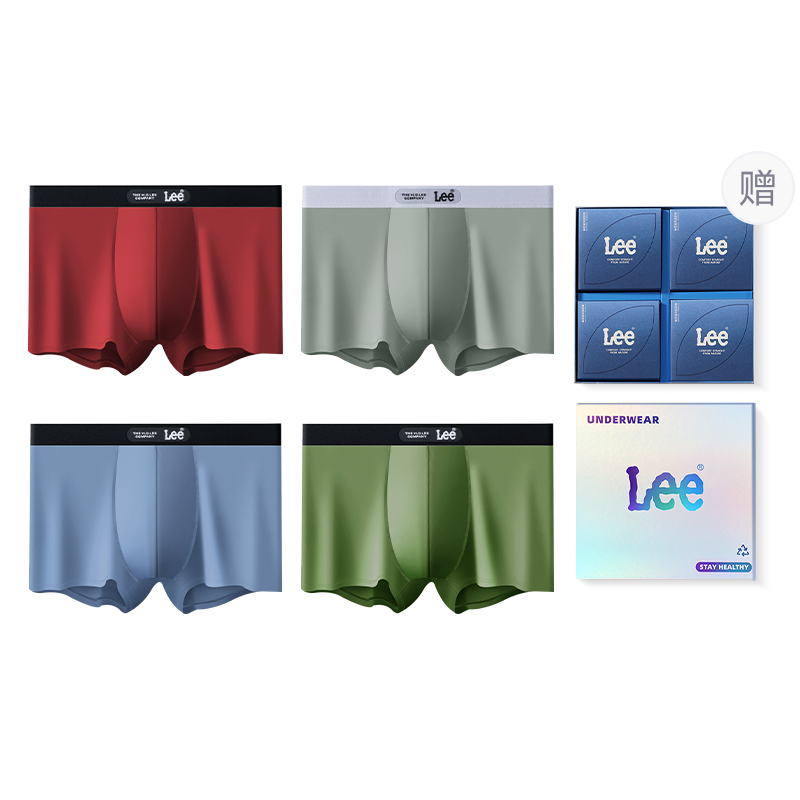 Lee Подарочный набор мужского белья 4 шт
Lee Подарочный набор мужского белья 4 шт