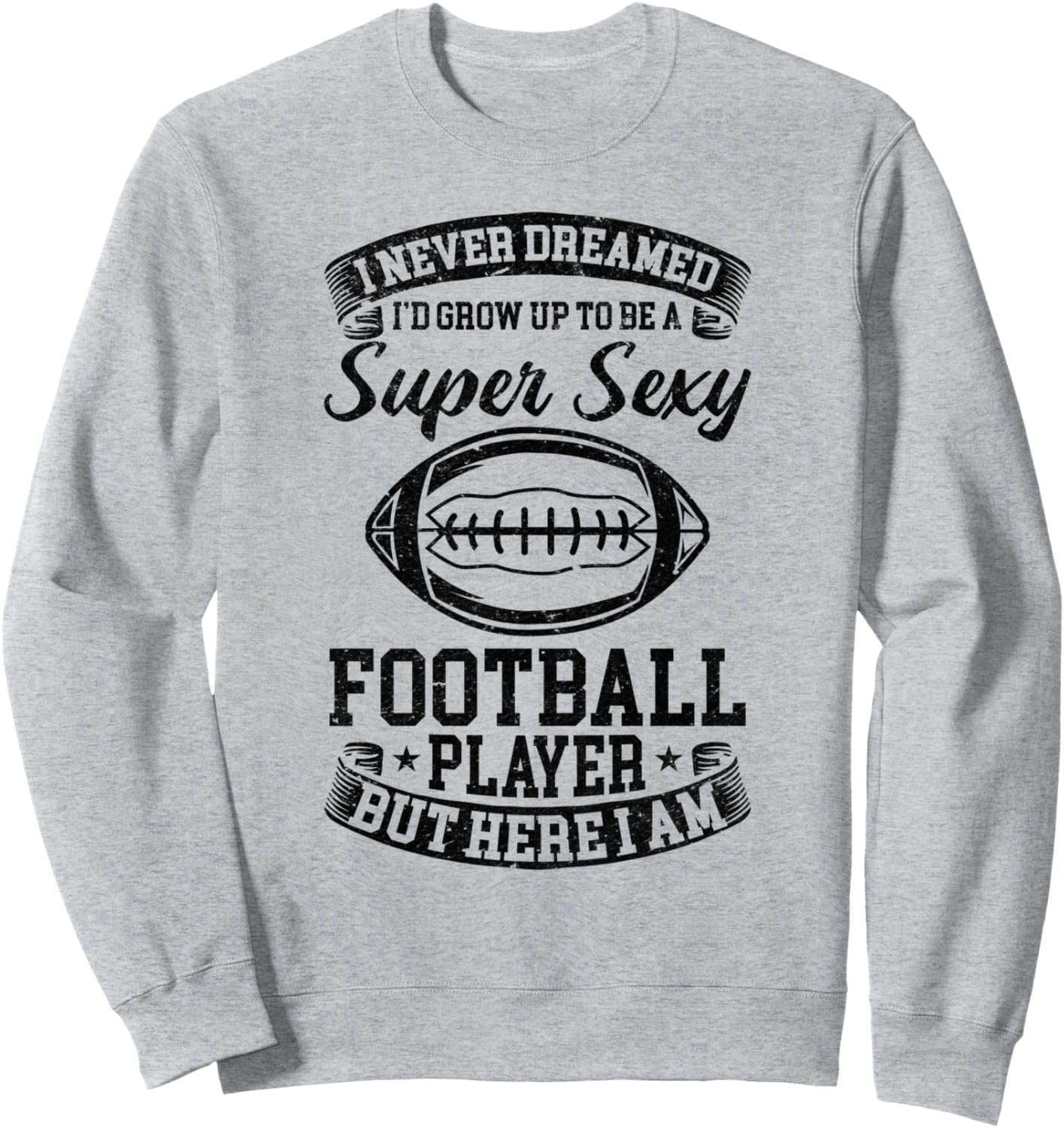 Я никогда не мечтал стать сексуальным футболистом. Толстовка Super Sexy Football Player, серый
Я никогда не мечтал стать сексуальным футболистом. Толстовка Super Sexy Football Player, серый