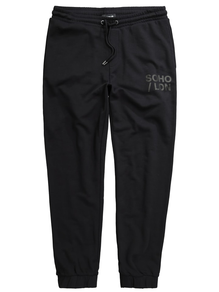 Men Plus Длинные спортивные штаны черного цвета
Men Plus Длинные спортивные штаны черного цвета