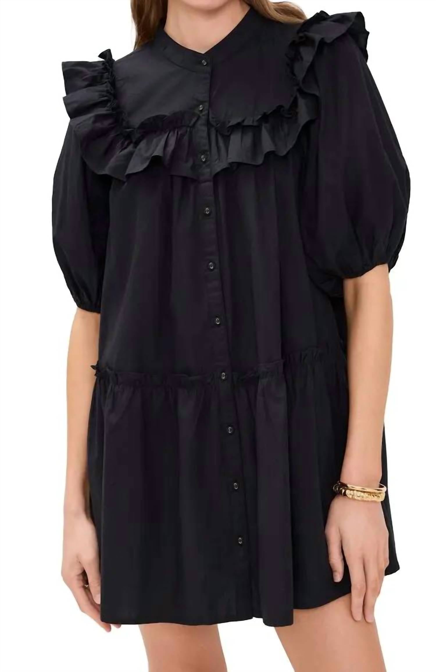 Cleobella Мини-платье Татьяны черного цвета
Cleobella Мини-платье Татьяны черного цвета