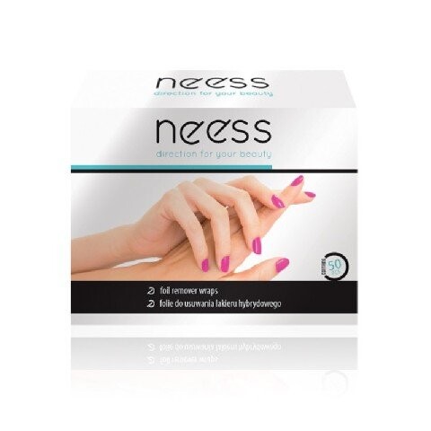 Фольга для снятия гибридного лака, 50 шт. Neess
Фольга для снятия гибридного лака, 50 шт. Neess