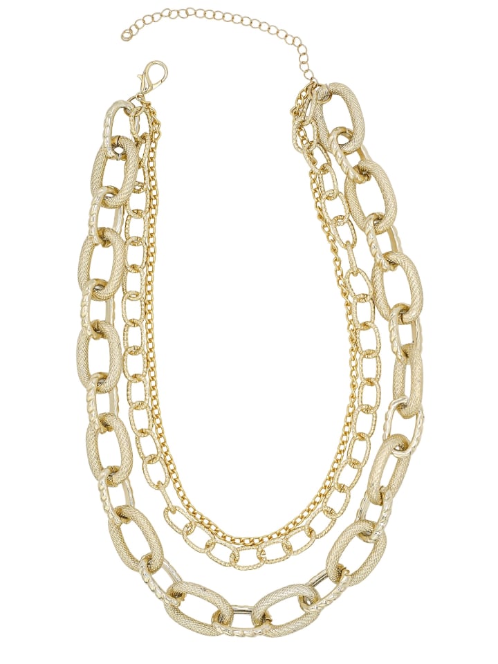 Collezione alessandro Короткое золотое колье "TriLuxe"
Collezione alessandro Короткое золотое колье "TriLuxe"
