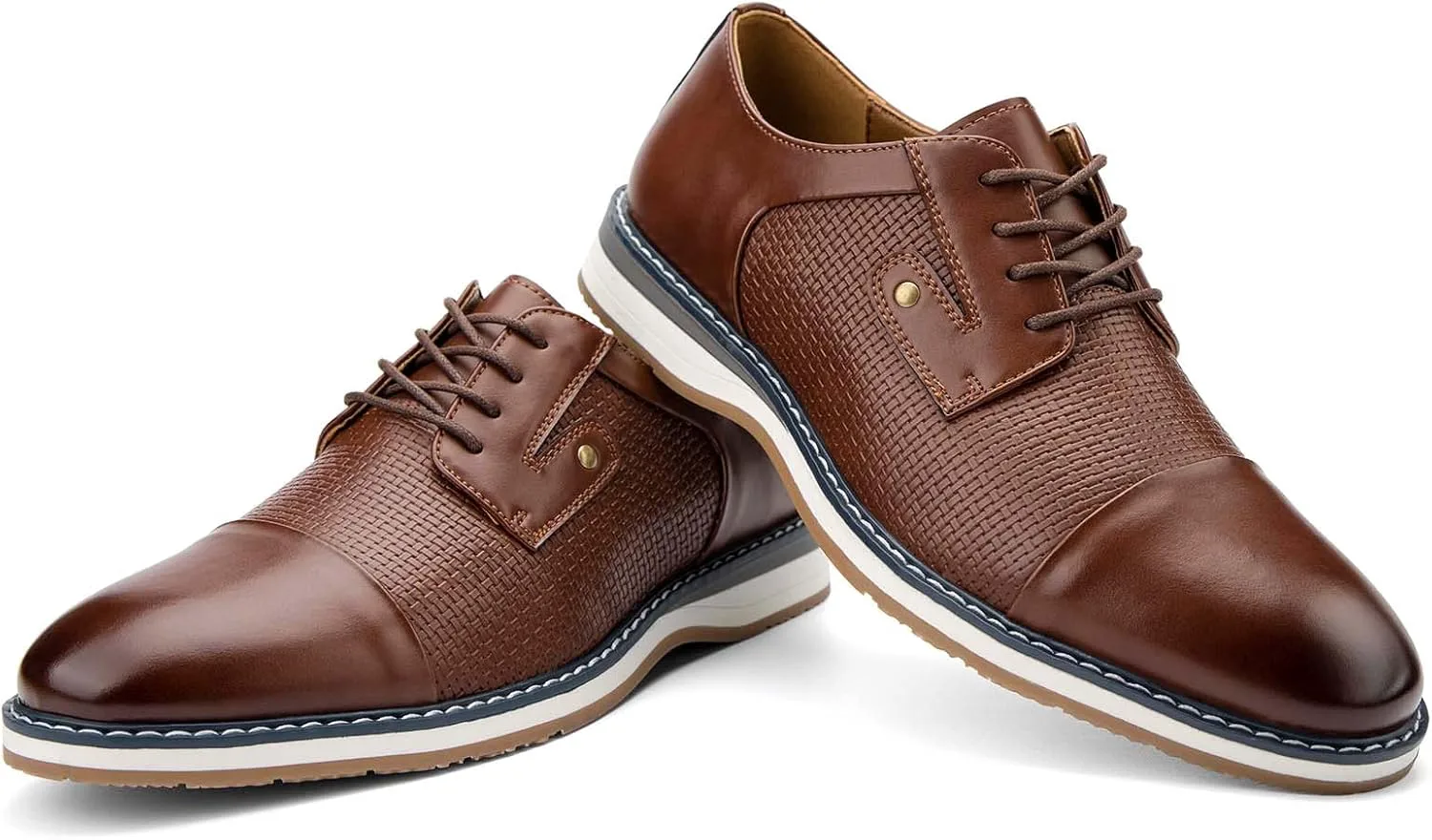 Мужские оксфорды JITAI, легкая модная обувь с крыльями-броугами и шнуровкой, коричневый
Мужские оксфорды JITAI, легкая модная обувь с крыльями-броугами и шнуровкой, коричневый