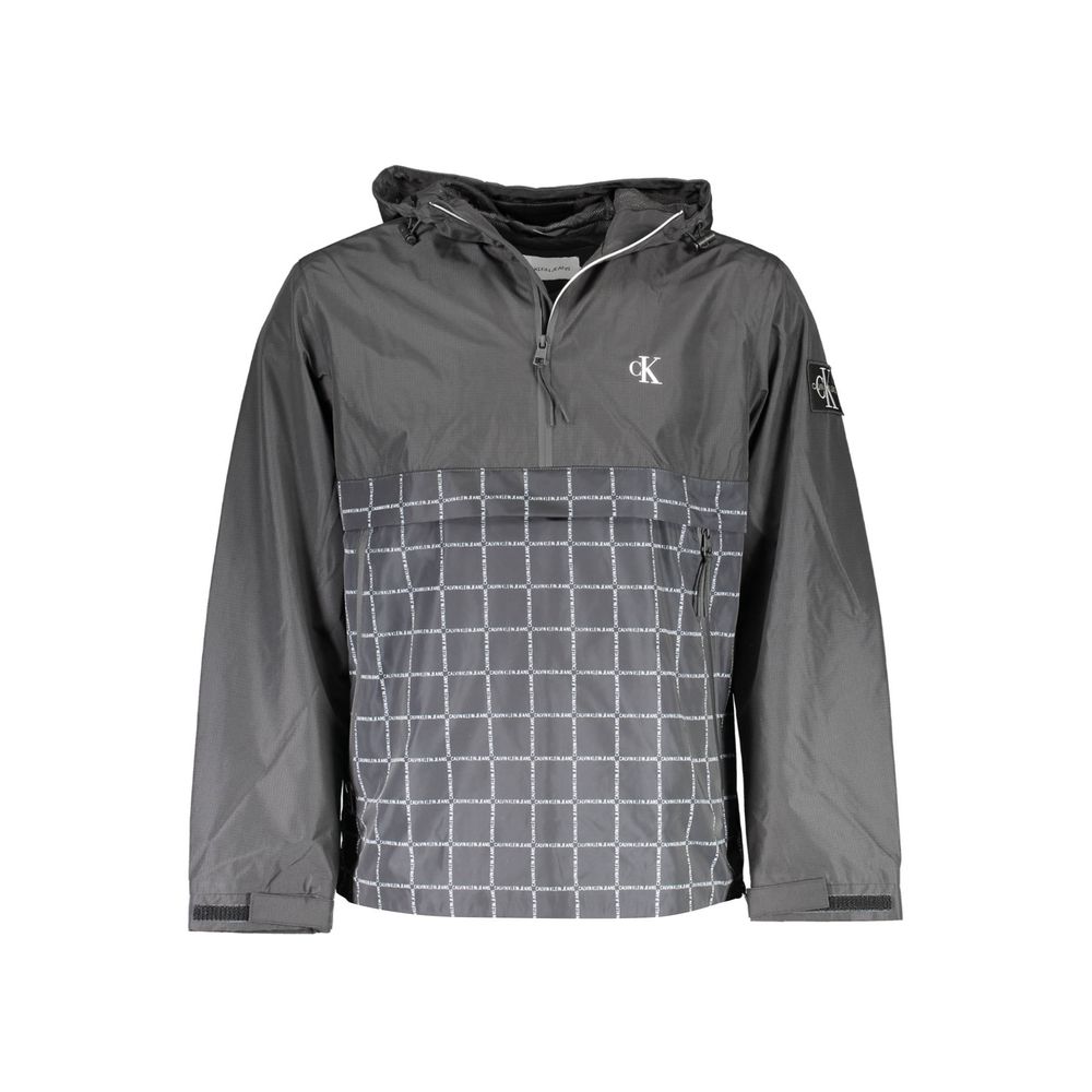 Черная куртка из полиэстера Calvin Klein, черный 
Черная куртка из полиэстера Calvin Klein, черный