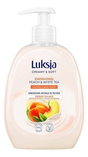 Бодрящее сливочное жидкое мыло с персиком и белым чаем, 500 мл Luksja, Creamy & Soft
Бодрящее сливочное жидкое мыло с персиком и белым чаем, 500 мл Luksja, Creamy & Soft