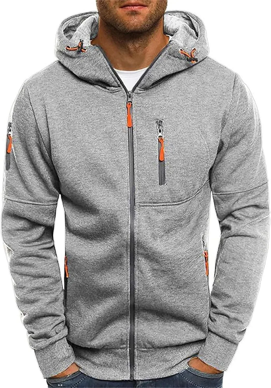 Мужская худи на молнии Slim Fit
Мужская худи на молнии Slim Fit